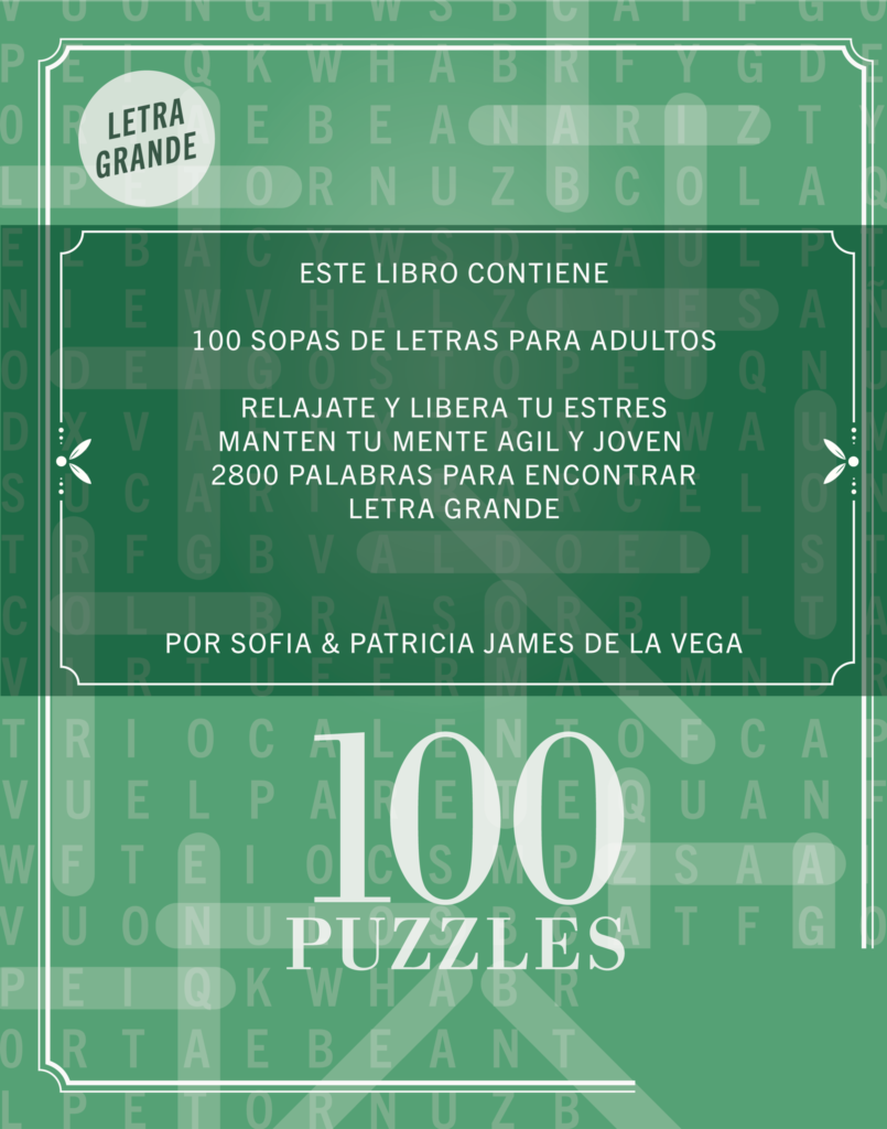 Back Cover Libro Sopa de Letras